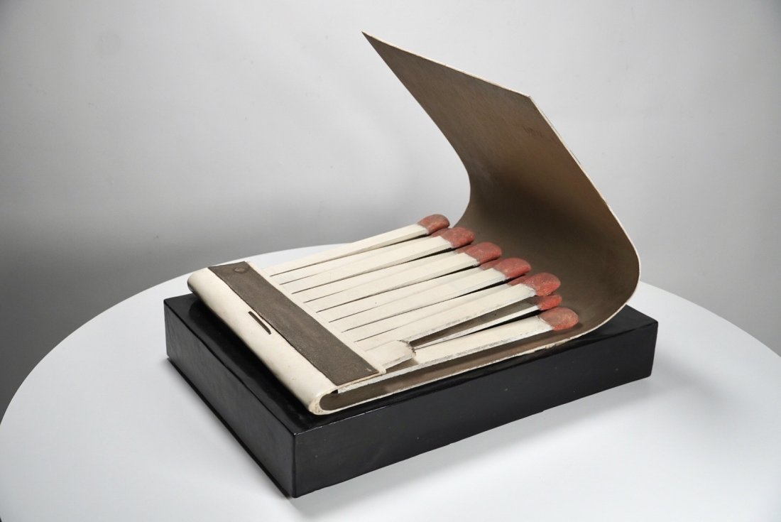 Large Pop Art Wooden Matchbook Sculpture (1 of 10)