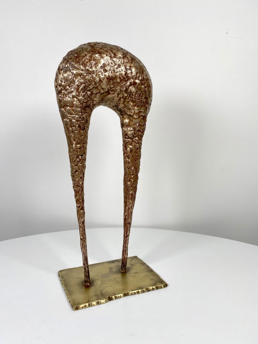 Cast Bronze Abstract Sculpture (1 of 6)