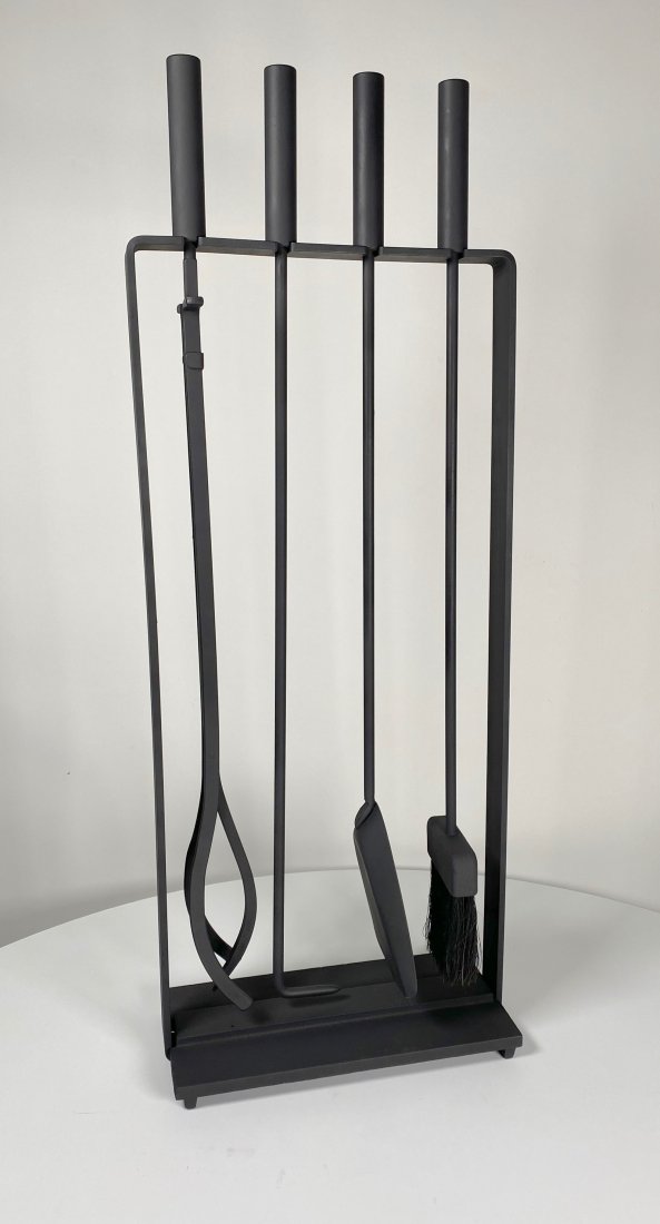 Modernist Pilgrim Fireplace Firetools in Black (1 of 5)