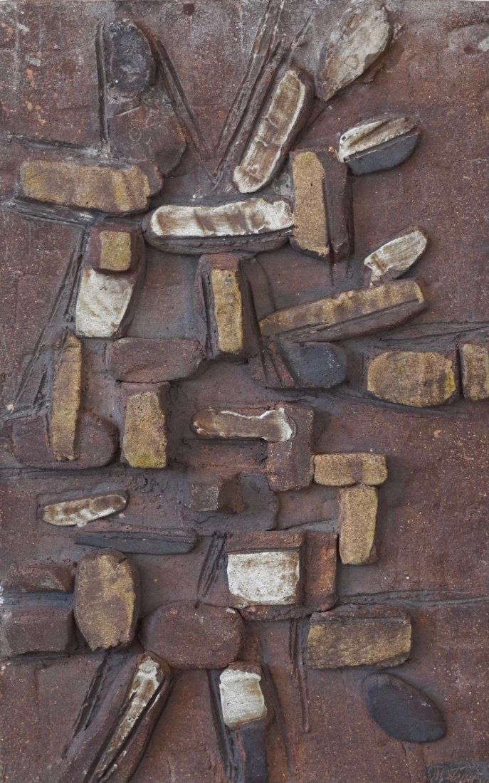 Ceramic Wall Plaque by California Artist Frank Matranga (1 of 3)