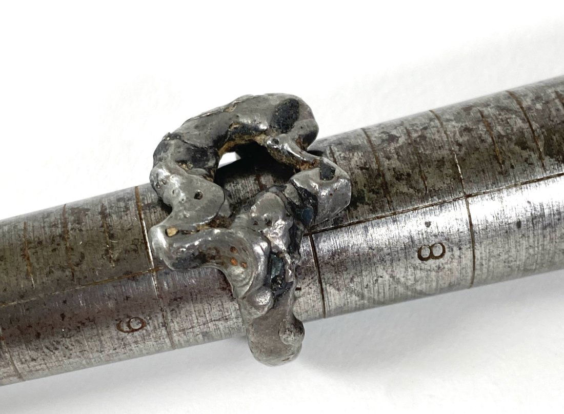 Pal Kepenyes Small Metal Abstract Ring: Ring by Pal, size 7 not signed, purchased directly from the artist during the 1960s by the original owners.