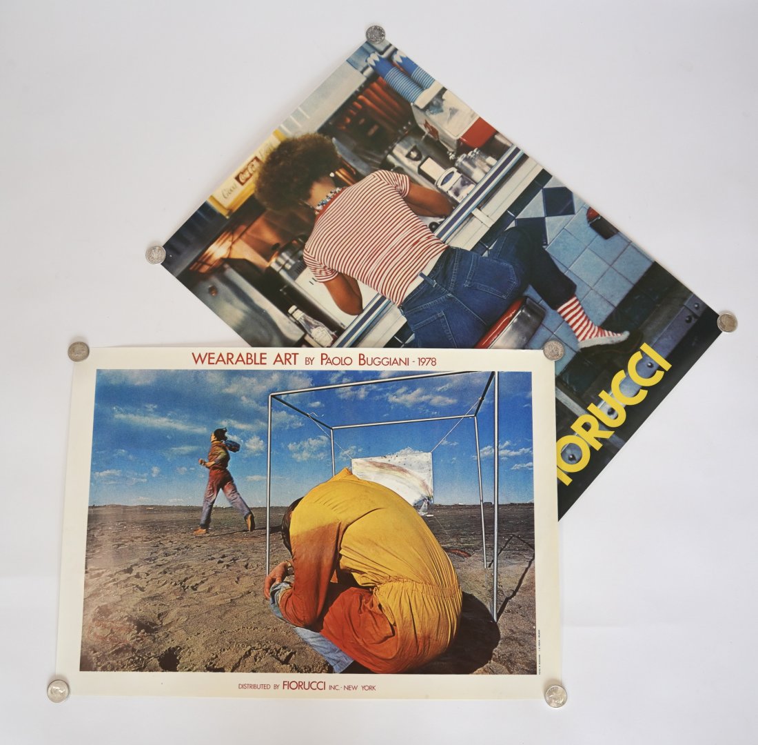 2  Fiorucci Fashion House Advertising Lithograph Posters 1980s (1 of 3)