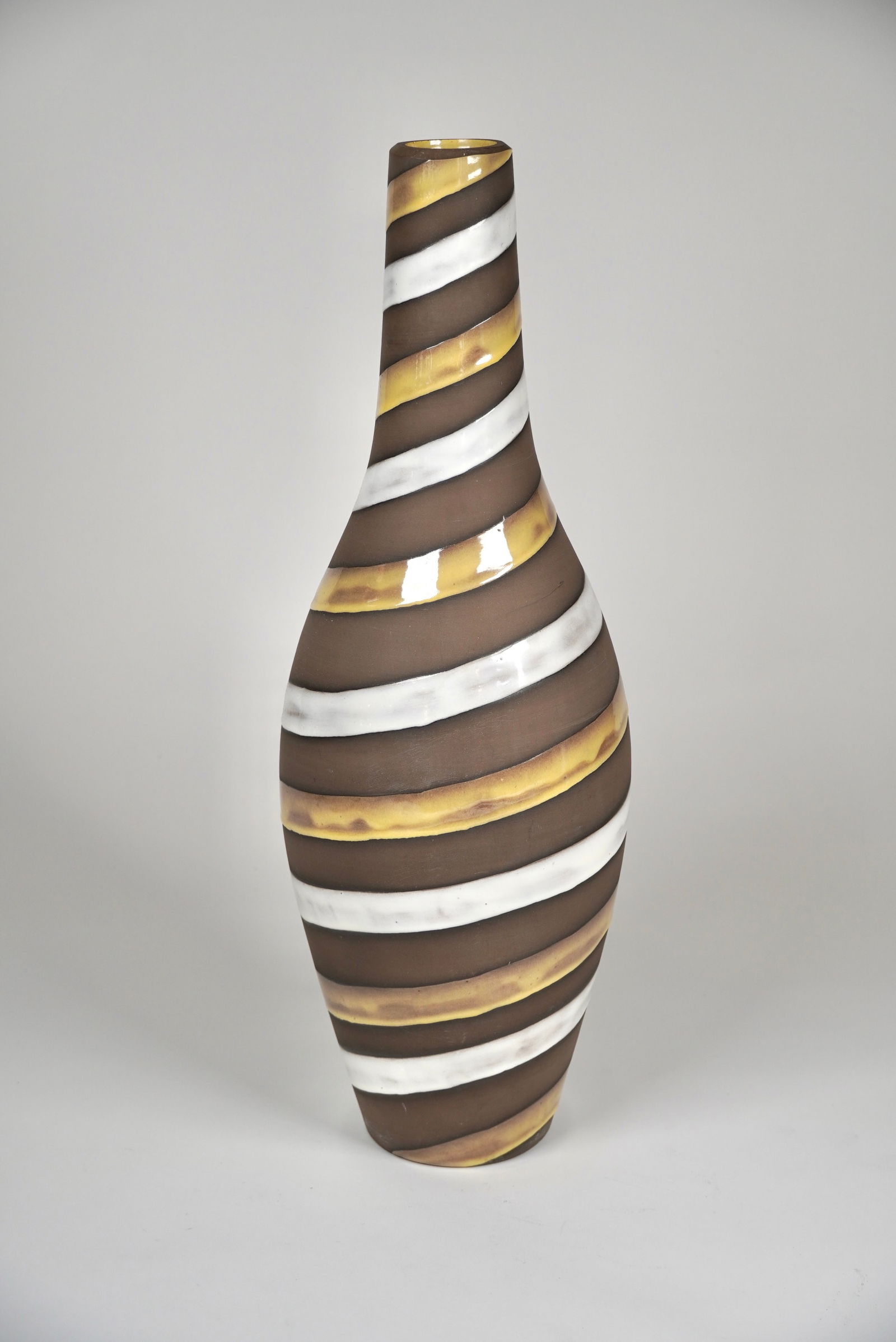 Swedish Studio Ceramic Spiral Vase by Ingrid Atterberg (1920-2008) (1 of 4)