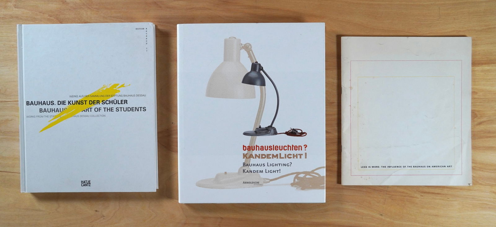 3 Lots: Books on the Bauhaus (1 of 1)