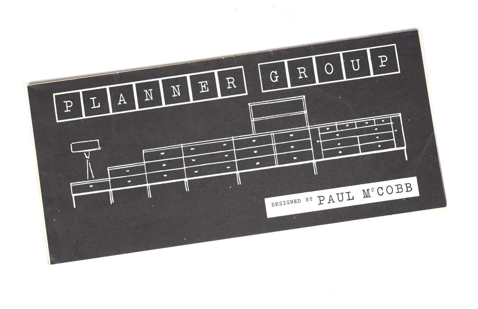 Rare Paul McCobb Pamphlet Planner Group: Foldout pamphlet of Paul McCobb's Planner Group furniture from Kaufmann's furniture store on Pittsburgh, PA.