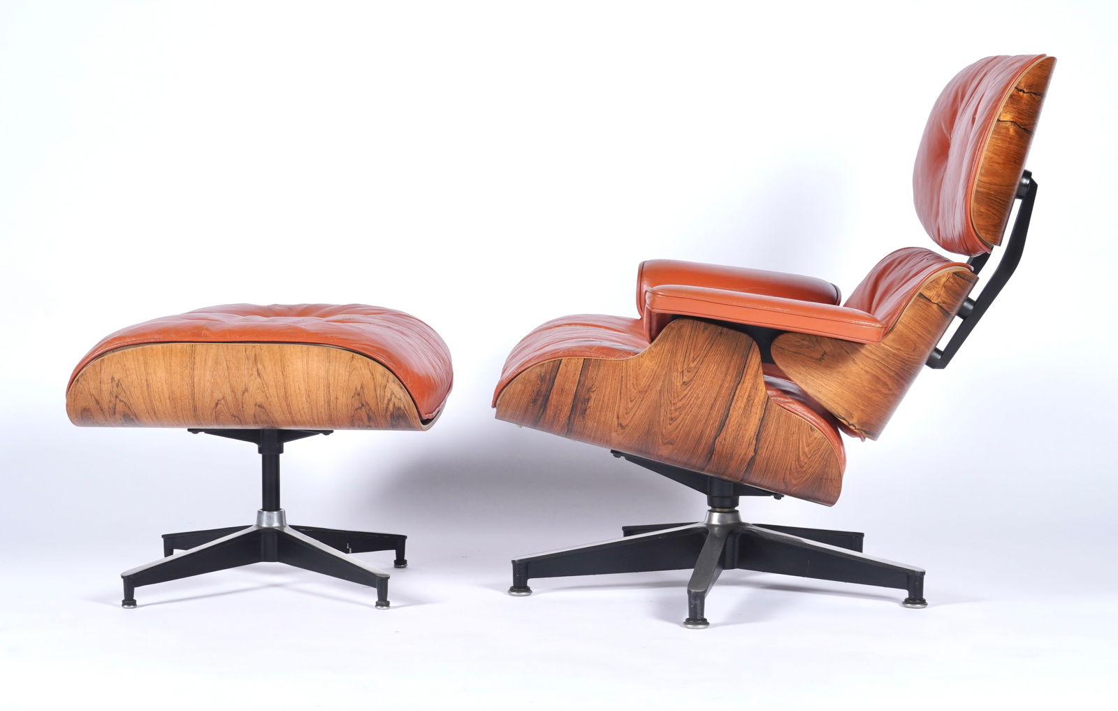 Rare Original 1960s Custom Order Eames 670 & 671 Lounge & Ottoman (1 of 7)