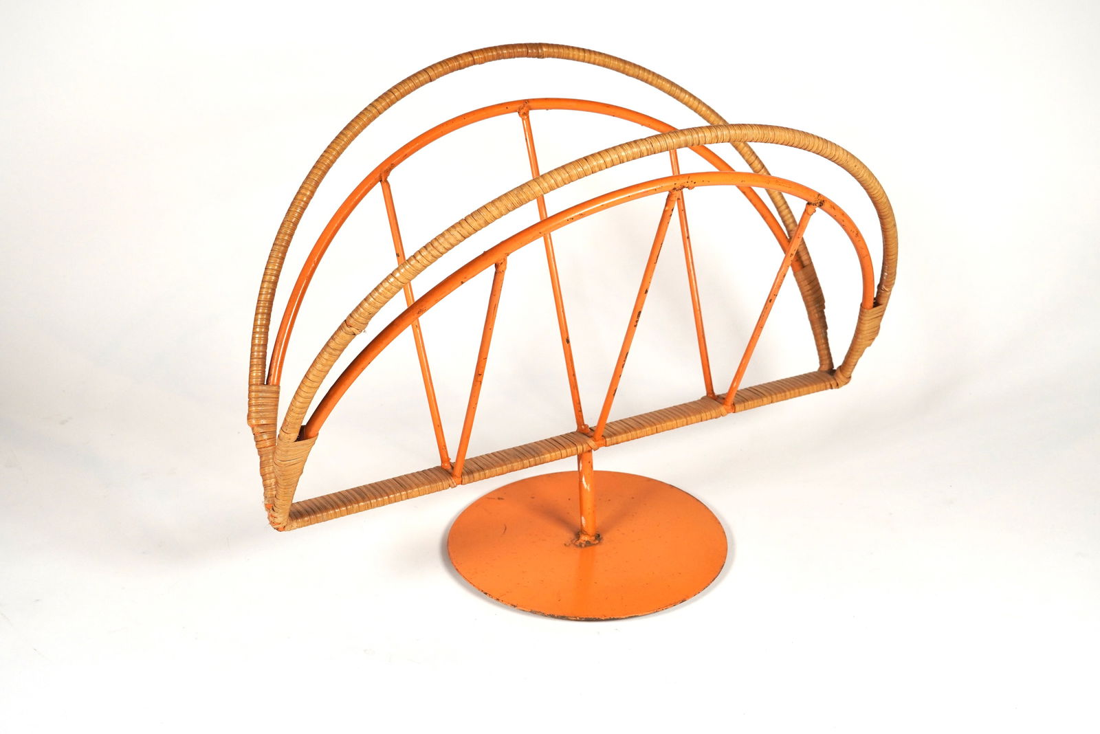 Arthur Umanoff Magazine Holder circa 1950s (1 of 3)