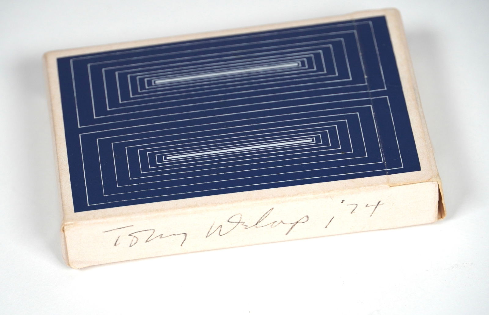 West Coast artist Tony DeLap (1927-2019) Playing Cards (1 of 4)