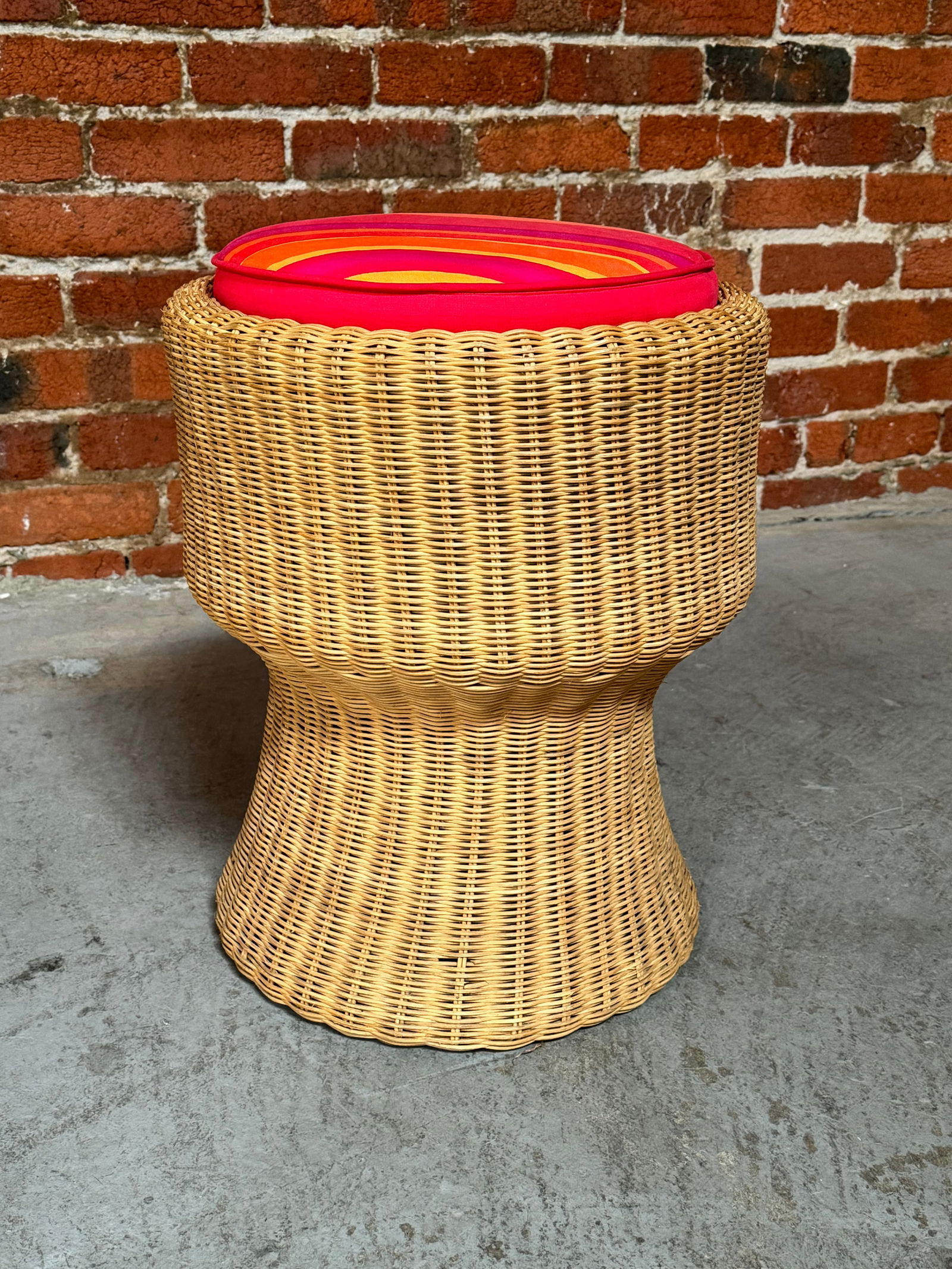 Juttu Stool w/ Marimekko fabric by Eero Aarnio / Finland (1 of 3)