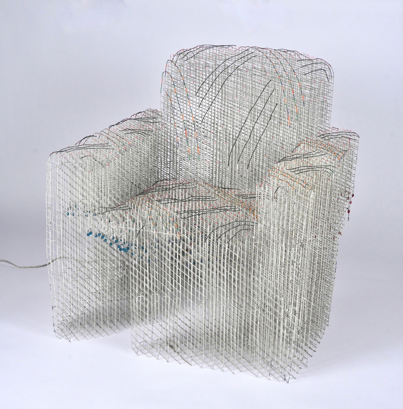 Mixed Media Chair Sculpture by Richard Barger 1984 (1 of 6)