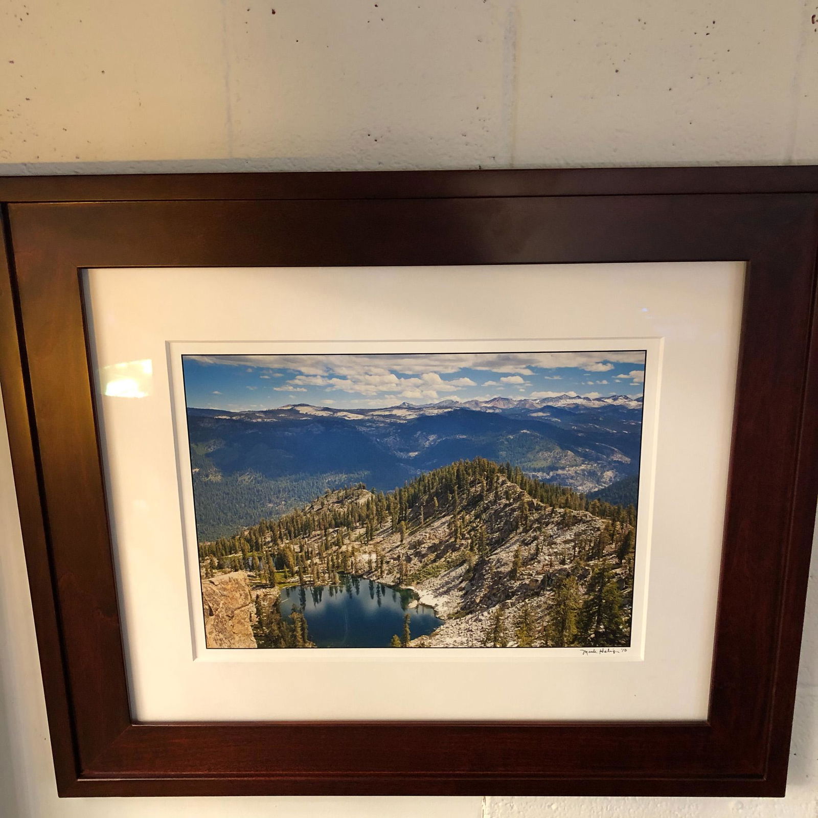 Photograph, " Star Lakes Overview",Mark Heliger: , American , 2010, Photo is from Star Lakes in June Measures 10 x 14
