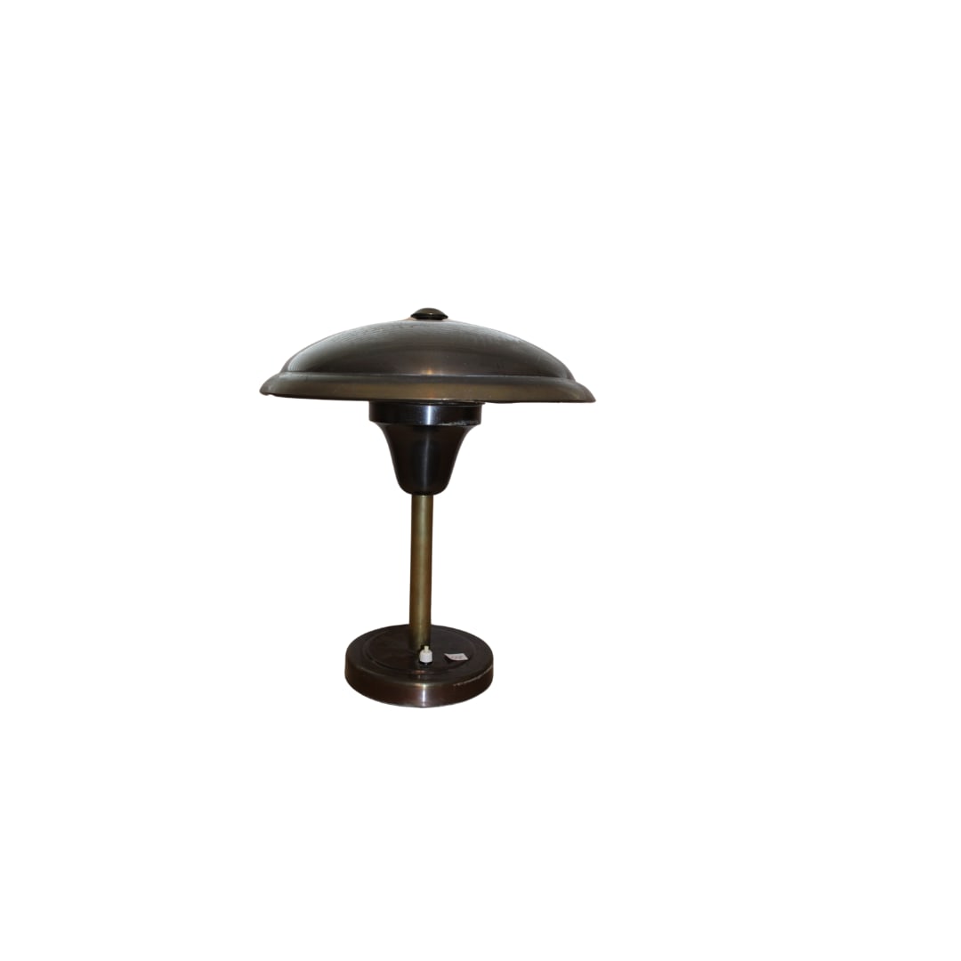 Max Schumacher for Werner Schroder Lobenstein Table Lamp, Germany: Max Schumacher for Werner Schroder Lobenstein Table Lamp, Germany This simple yet artful table lamp set the standard for many years Condition is great, works all tested Measures 16" x 13" D shade