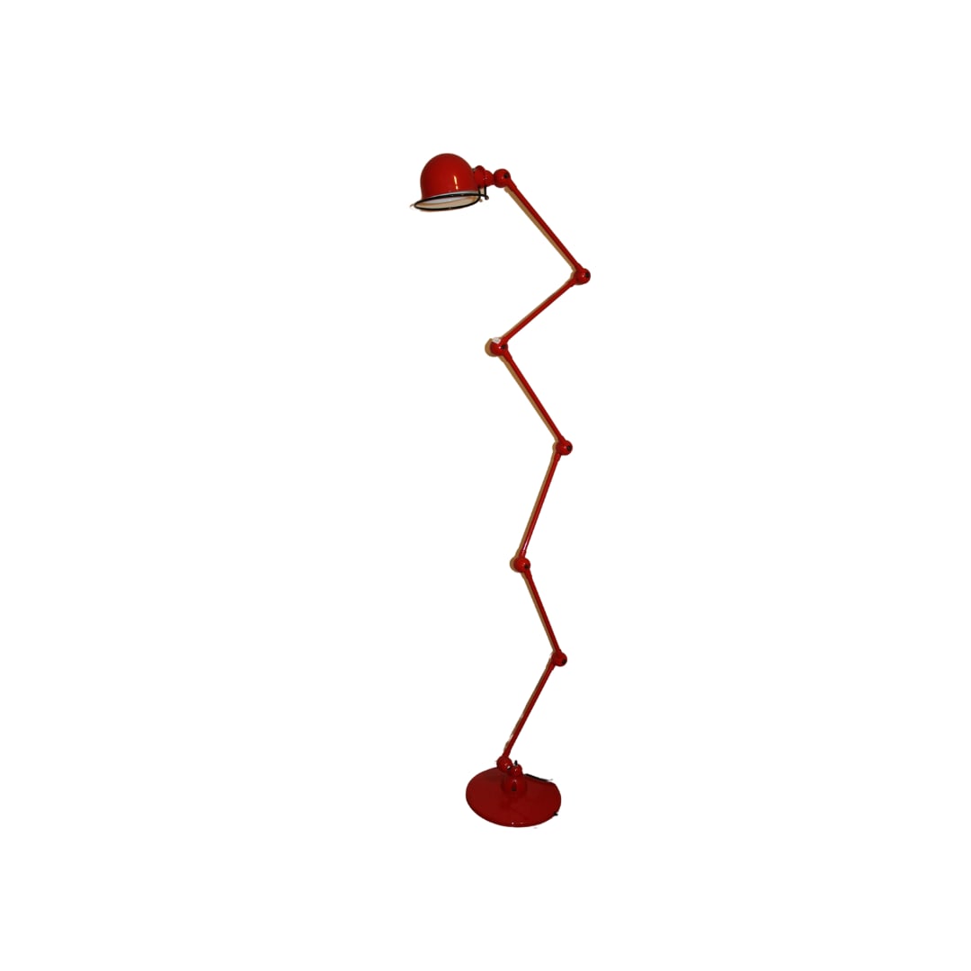 Jean-Louis Domecq D9406 Floor Lamp, France: Jean-Louis Domecq D9406 Floor Lamp, France In its stunning original Orange this Jielde Floor Lamp has 6 rotating arms and a full adjustable head. Condition is perfect this model is from the early 2000