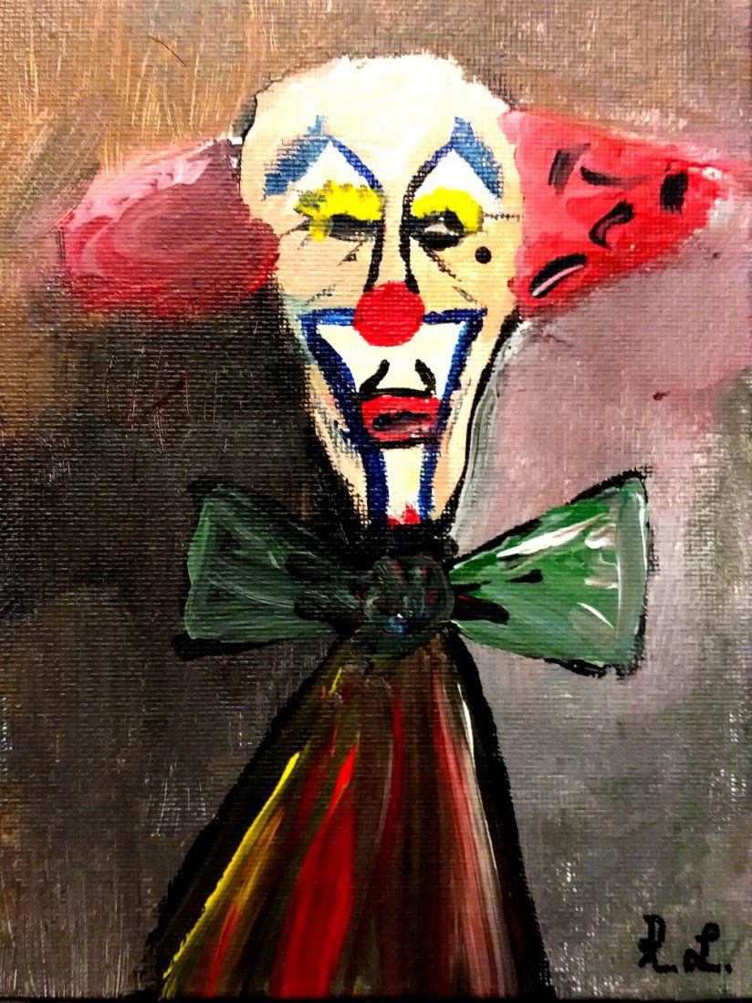 Livingston: Clown - Original Painting (1 of 4)