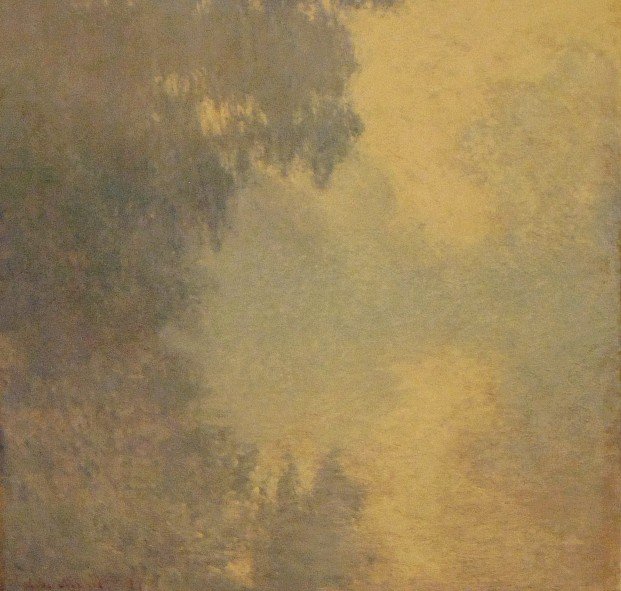 Claude Monet (1840-1926): Art Print: Claude Monet (1840-1926) / France / Branch of the Seine, Near Giverny (Mist) / Morning on the Seine Series / The Art Institute of Chicago / Art Print / 16x13.25 inches / Provenance: Private Collector