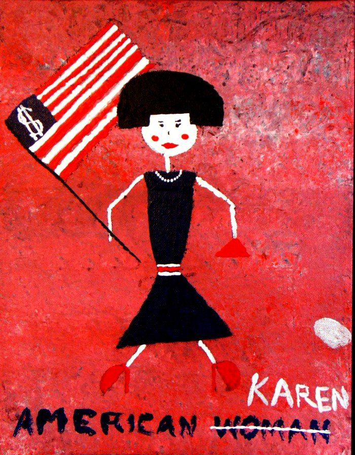 Thumbprint: American Karen - Original Painting (1 of 3)
