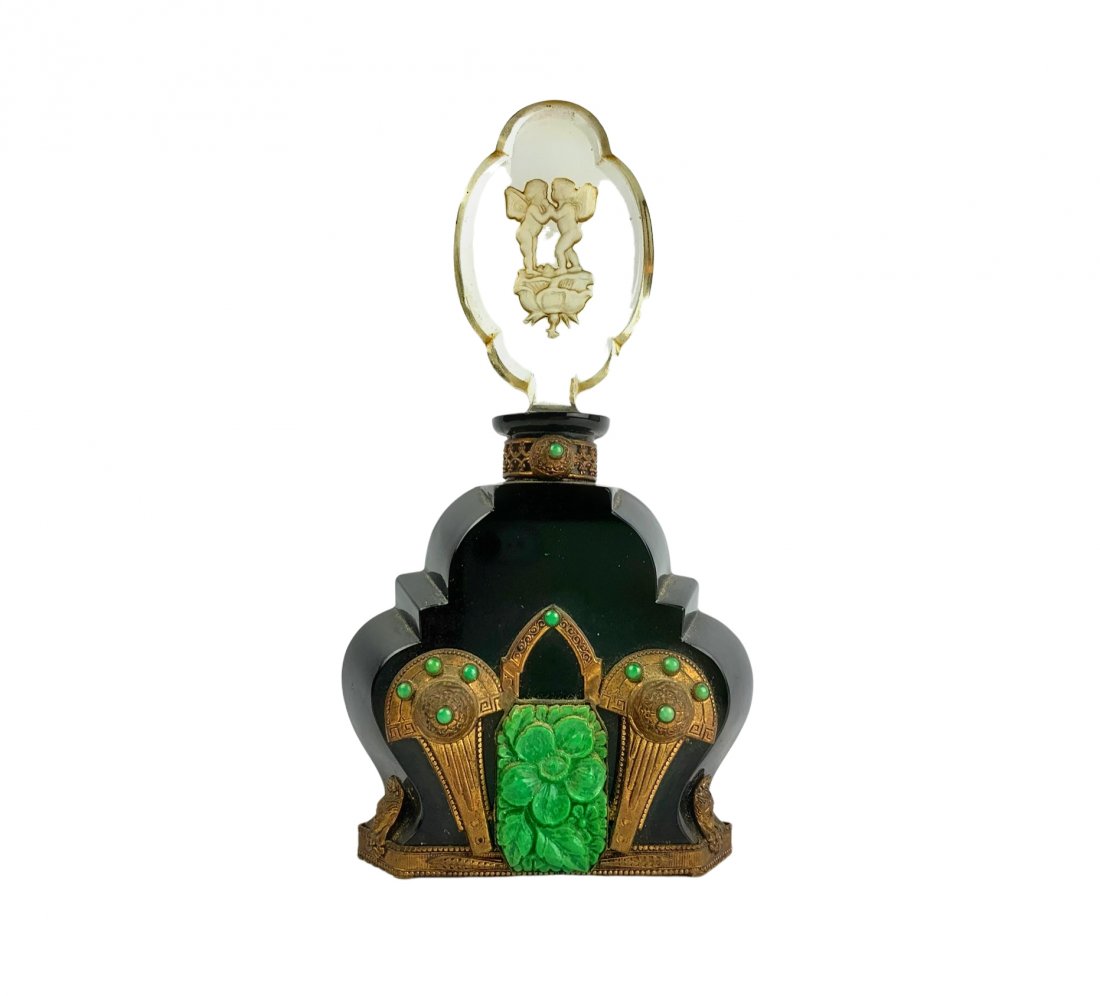 Art Deco Czech Glass Perfume Bottle Josef Schmidt (1 of 8)