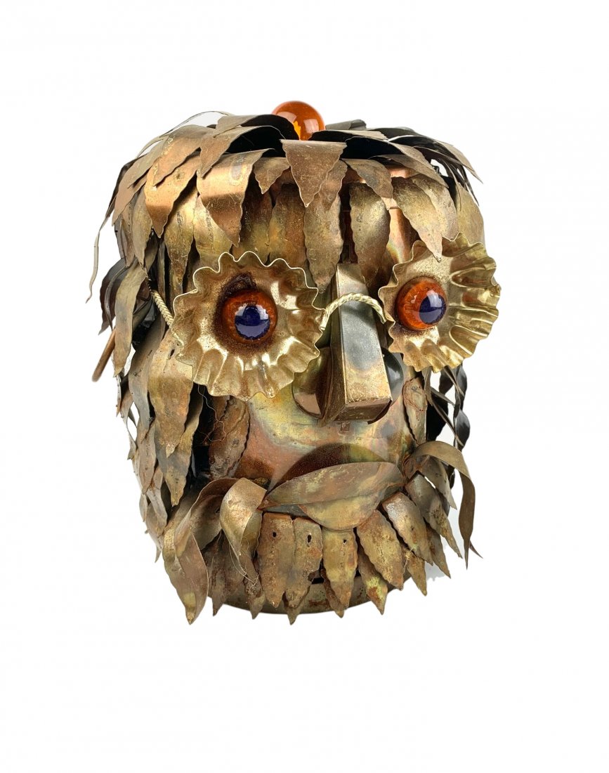 Rare Hippie Mid Century Brutalist Ice Bucket (1 of 8)