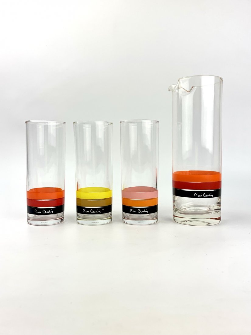 Vintage Pierre Cardin Cocktail Glasses & Pitcher (1 of 6)