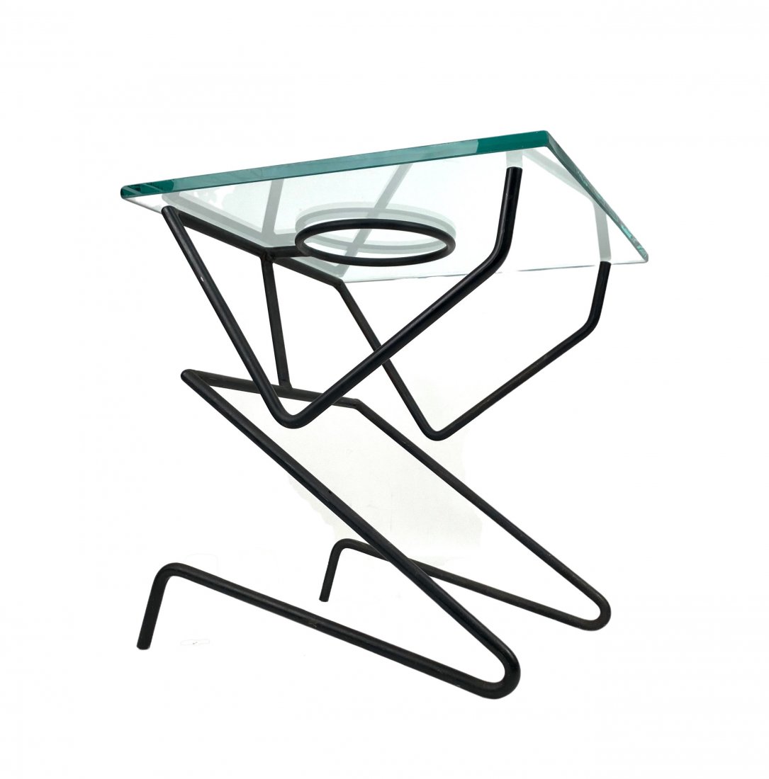 Mid Century Figural Iron Table (1 of 4)