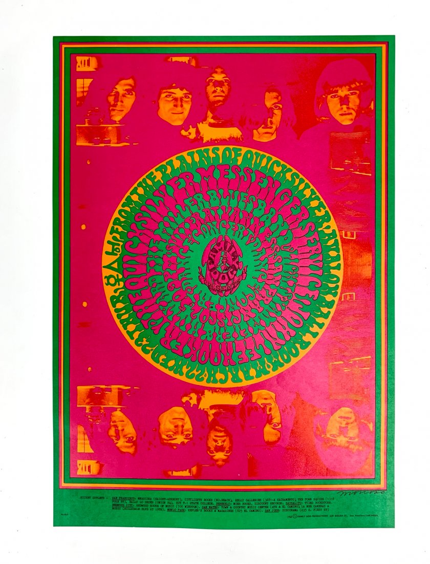Quicksilver Messenger Service Moscoso Poster No. 53-1 (1 of 5)