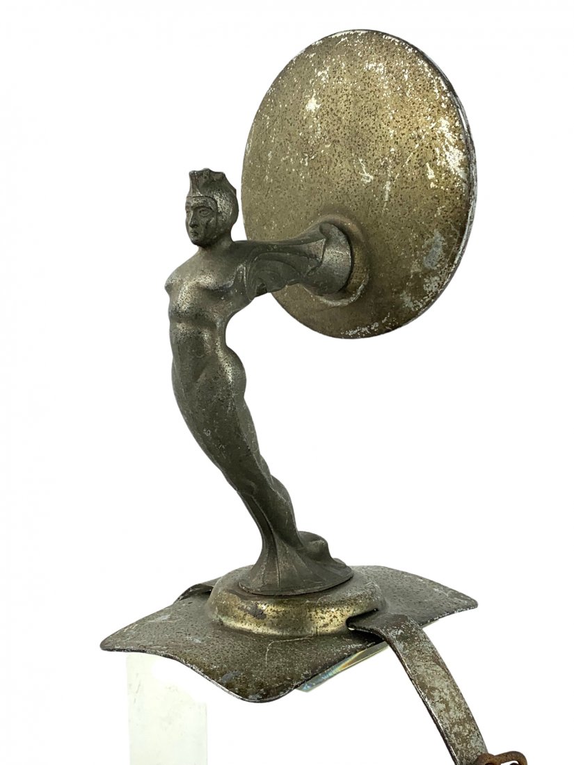 Art Deco 1930's Spare Tire Mirror (1 of 8)