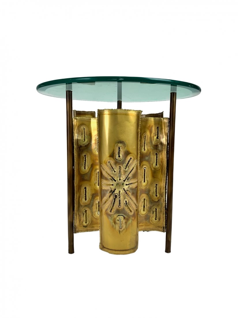 Rare Silas Seandel Brutalist Side Table Lamp Sculpture (1 of 8)