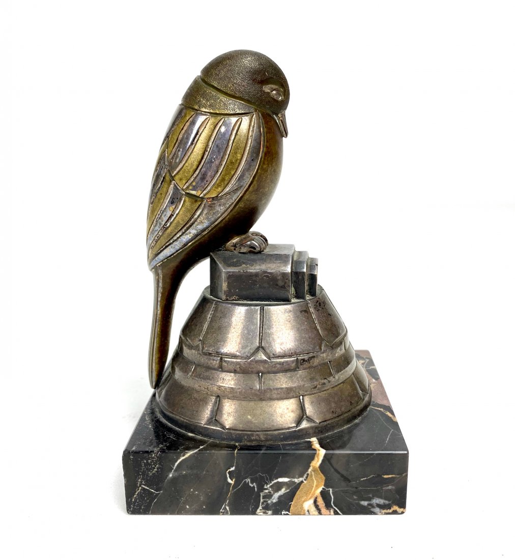 F.H. Davin Art Deco Bronze Bird Sculpture (1 of 6)