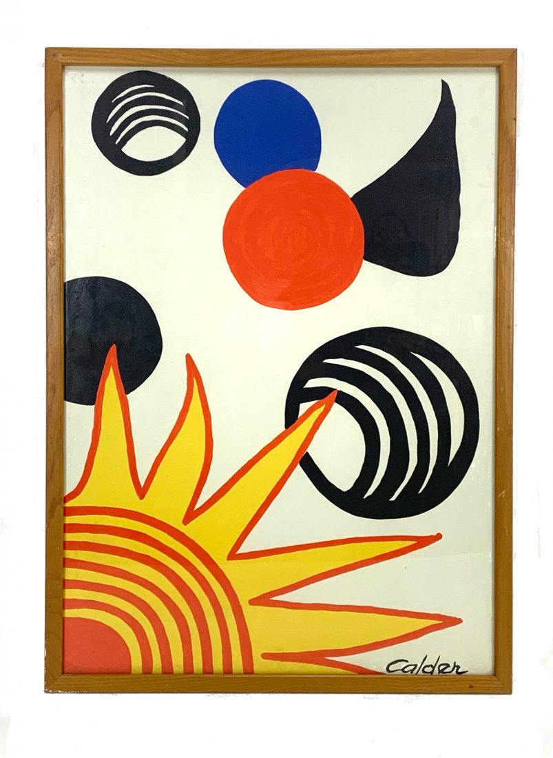 Vintage Alexander Calder The Triangles et Spirale 1970 (1 of 7)