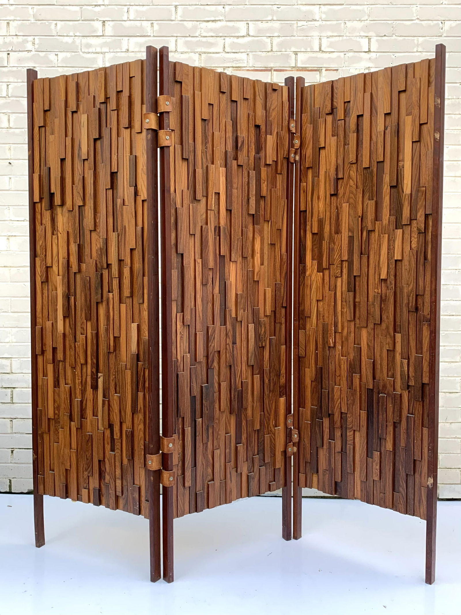 Percival Lafer Exotic Wood Room Divider Screen (1 of 9)