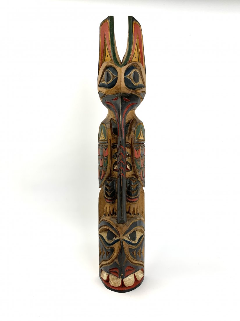 Vintage Rick Williams Nootka Northwest Coast Totem (1 of 9)