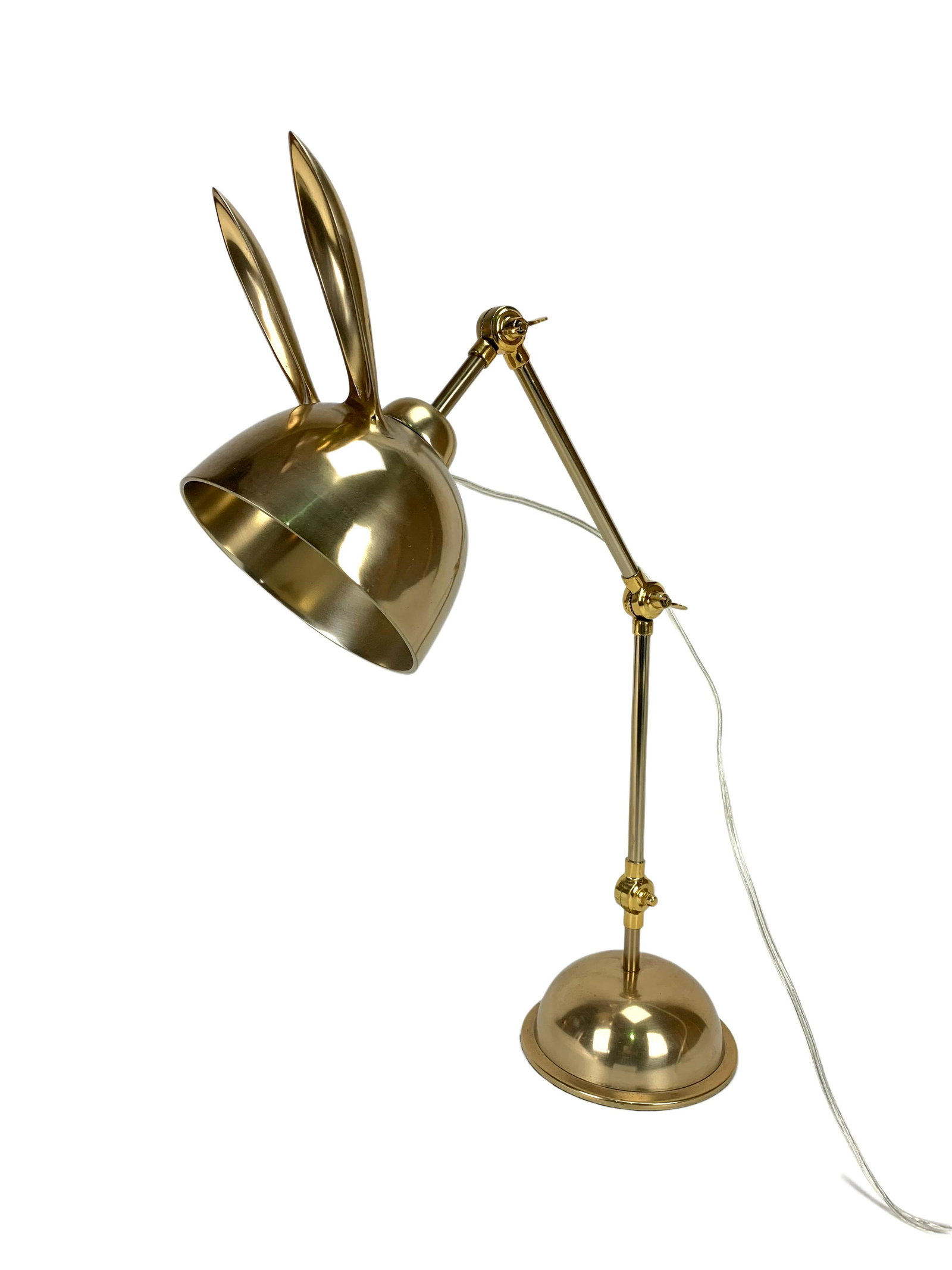 Emily & Meritt Brass Stylized Bunny Ear Lamp (1 of 7)