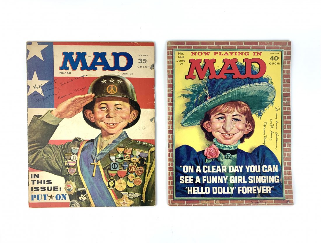 Norman Mingo Signed MAD Magazines 1971 (1 of 10)