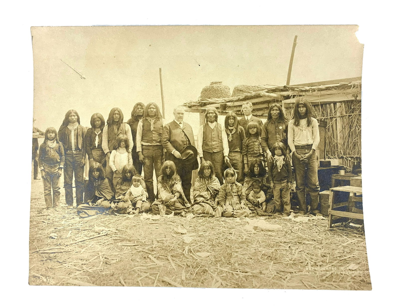 Louisianna Purchase Expo Native American Photo: Antique 1904 Louisiana Purchase Native American Indian photograph. Some light corner wear as seen in photo. Domestic in-house shipping $25.