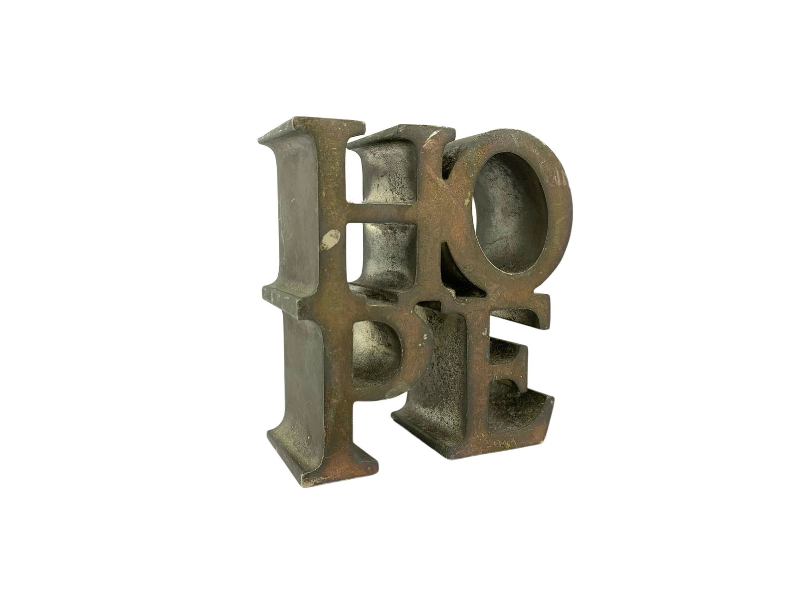 Vintage Robert Indiana Hope Sculpture (1 of 5)