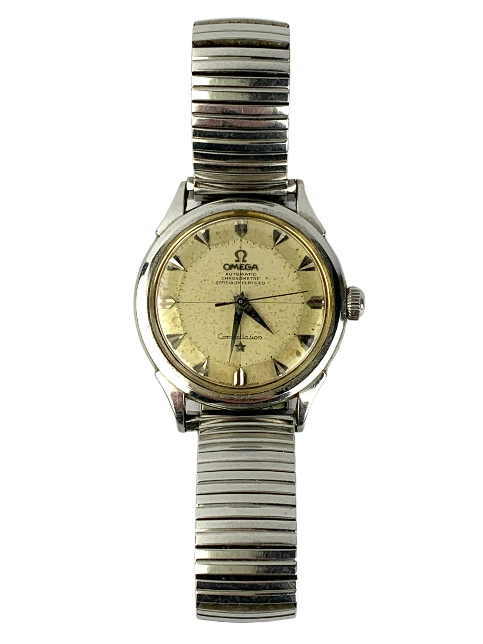 Omega Constellation Mens Stainless Pie Pan Watch (1 of 11)