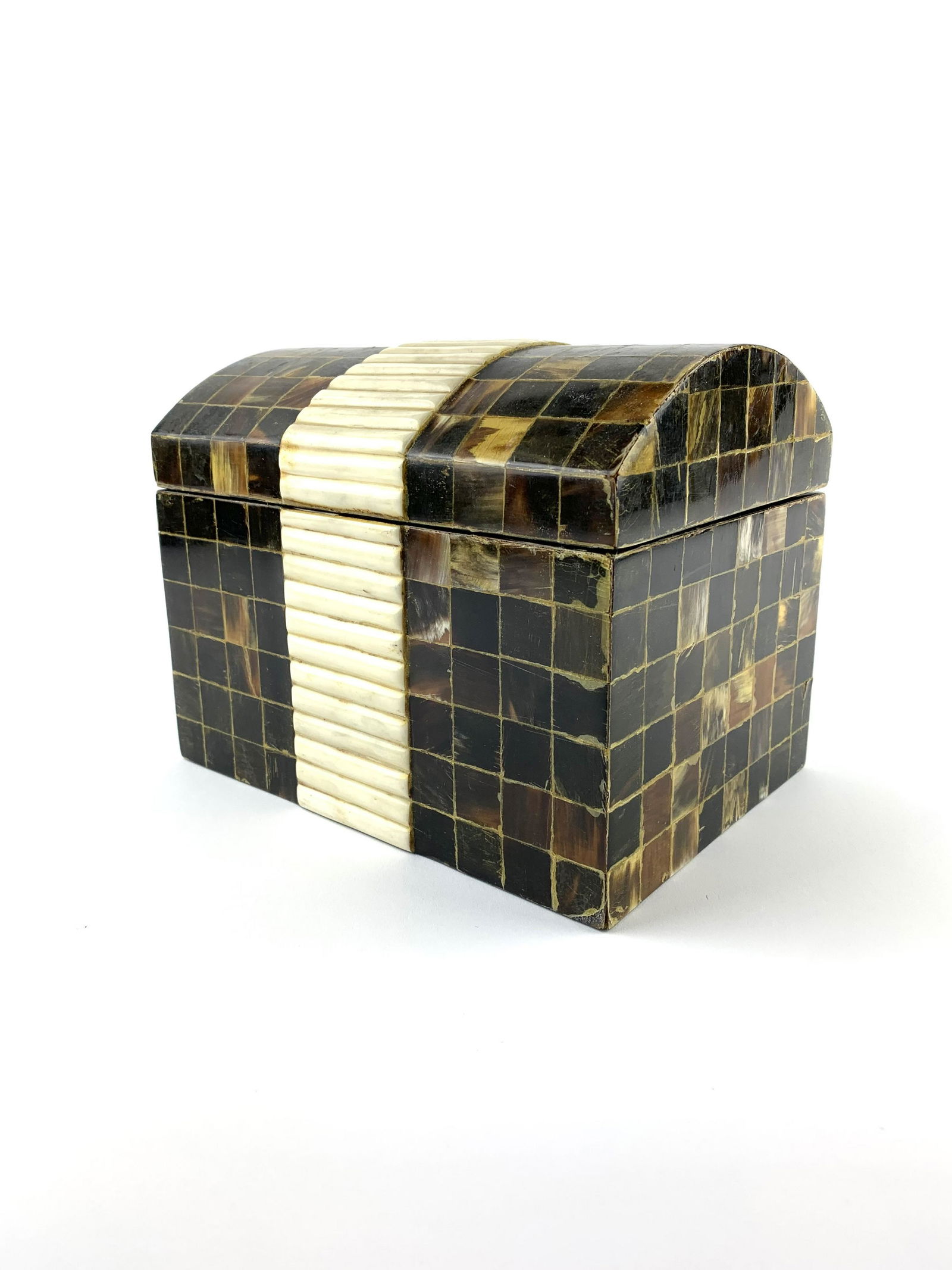 Tessellated Horn Box Maitland Smith (1 of 6)