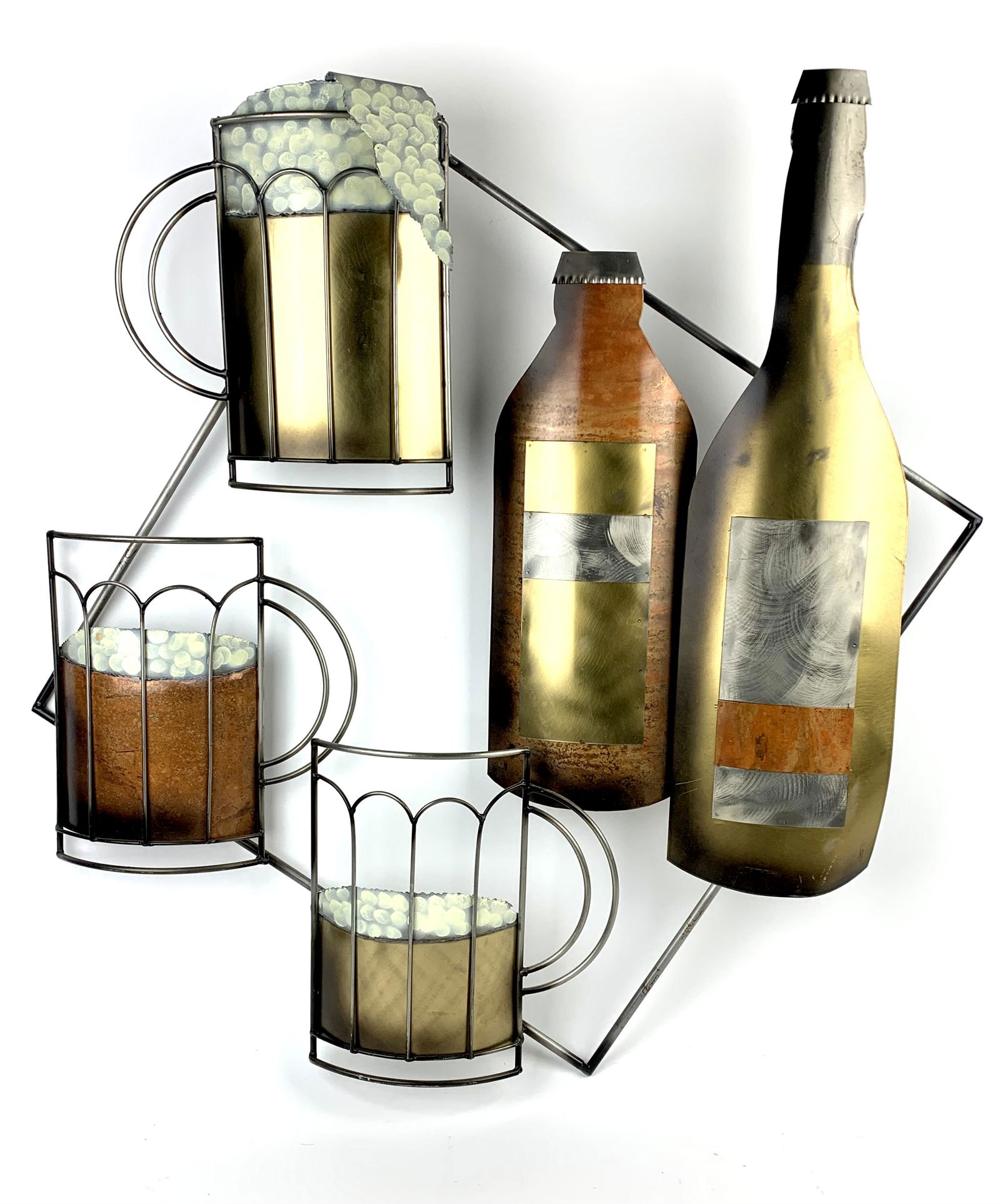 Curtis Jere Beer Tavern Metal Wall Sculpture (1 of 7)