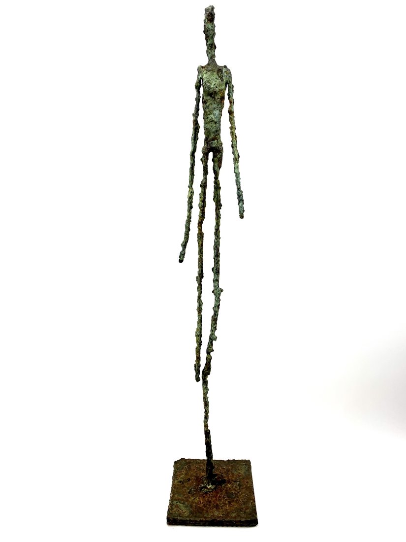 Jon Barandon Stylized Bronze Brutalist Sculpture (1 of 10)