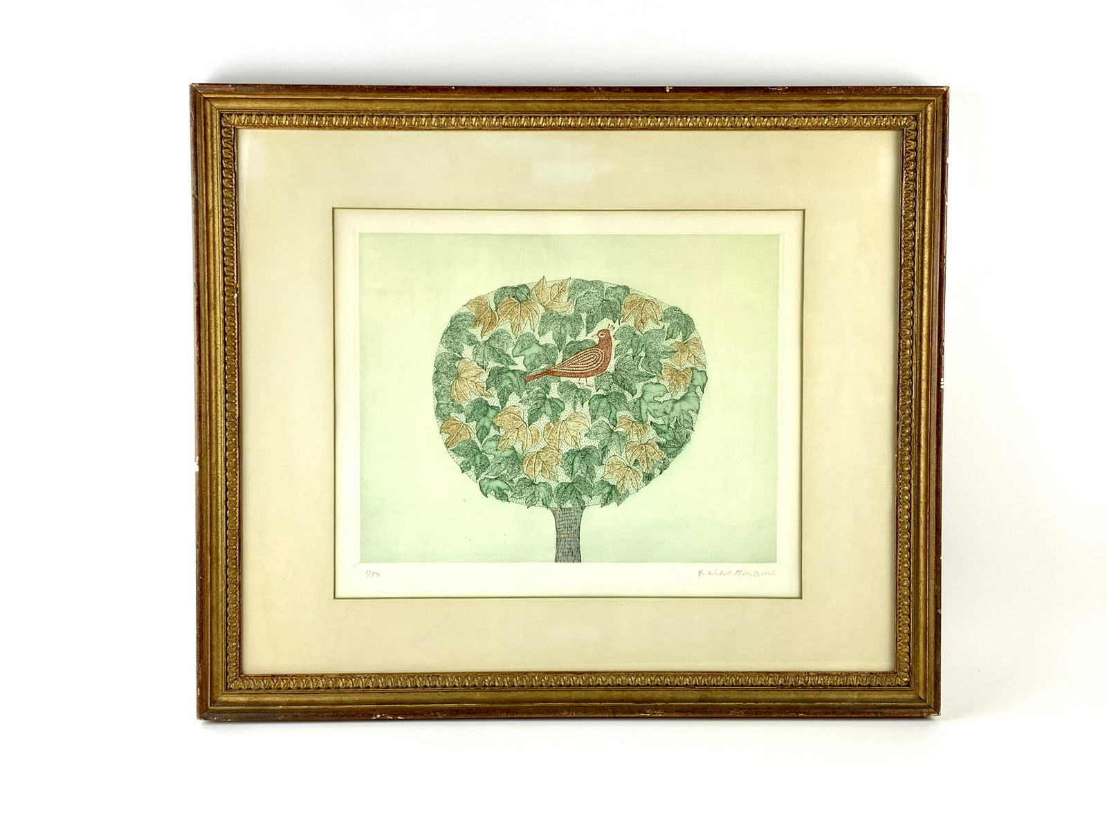 Keiko Minami Vintage Lithograph Signed (1 of 8)