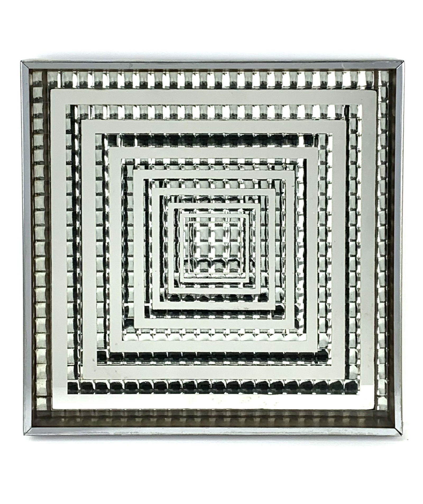 Vintage Mid Century Op Art Mirror (1 of 7)