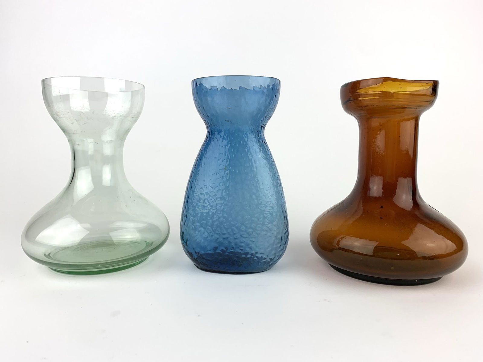 Antique Hyacinth Glass Vase Group Americana (1 of 6)