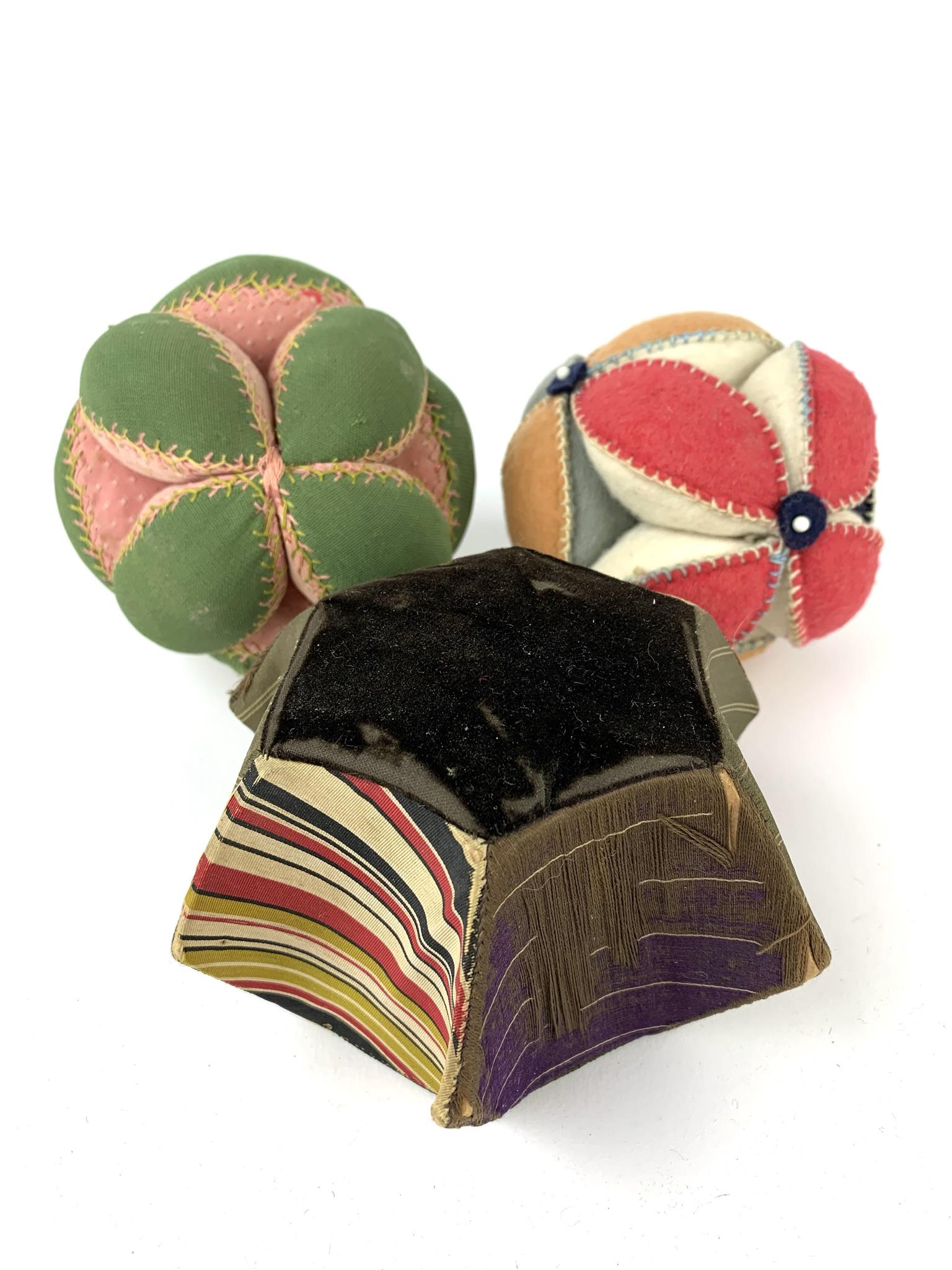 Antique Amish Puzzle Ball Pin Cushions (1 of 7)