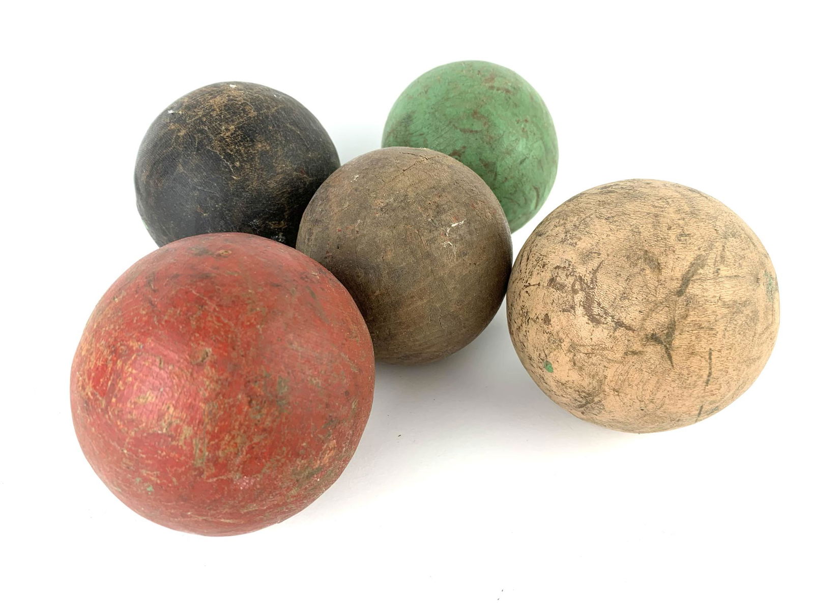 Antique Wood Croquet Balls (1 of 4)