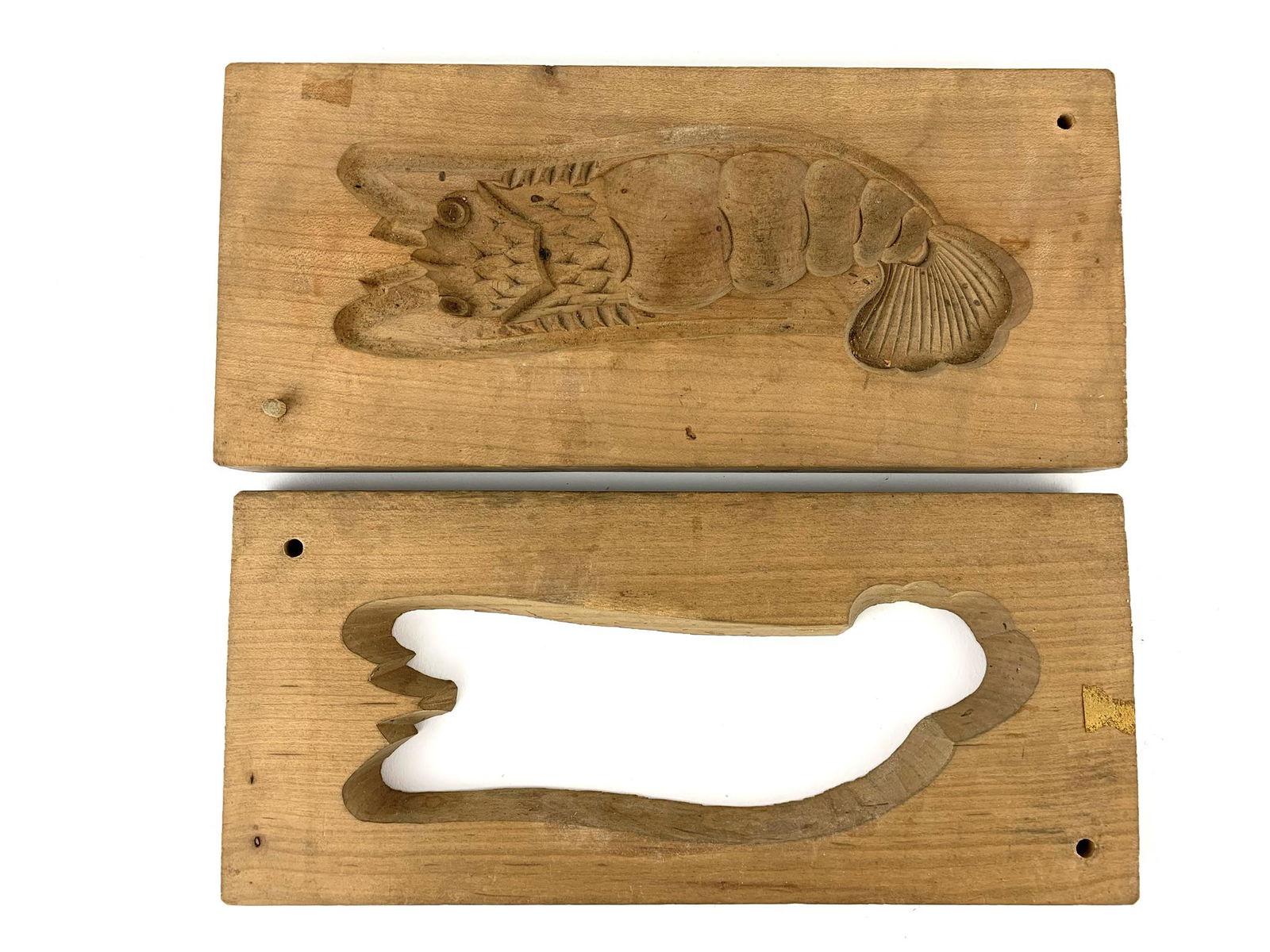Antique Japanese Shrimp Cookie Mold (1 of 3)