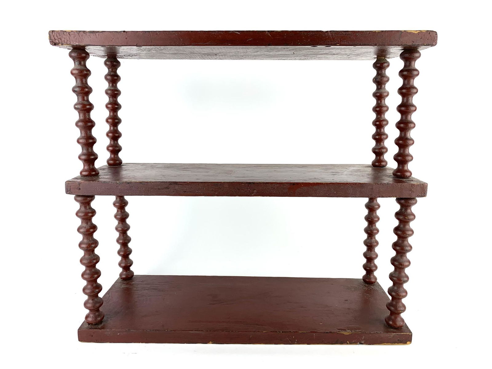 Antique Wood Spindle Wall Shelf (1 of 6)