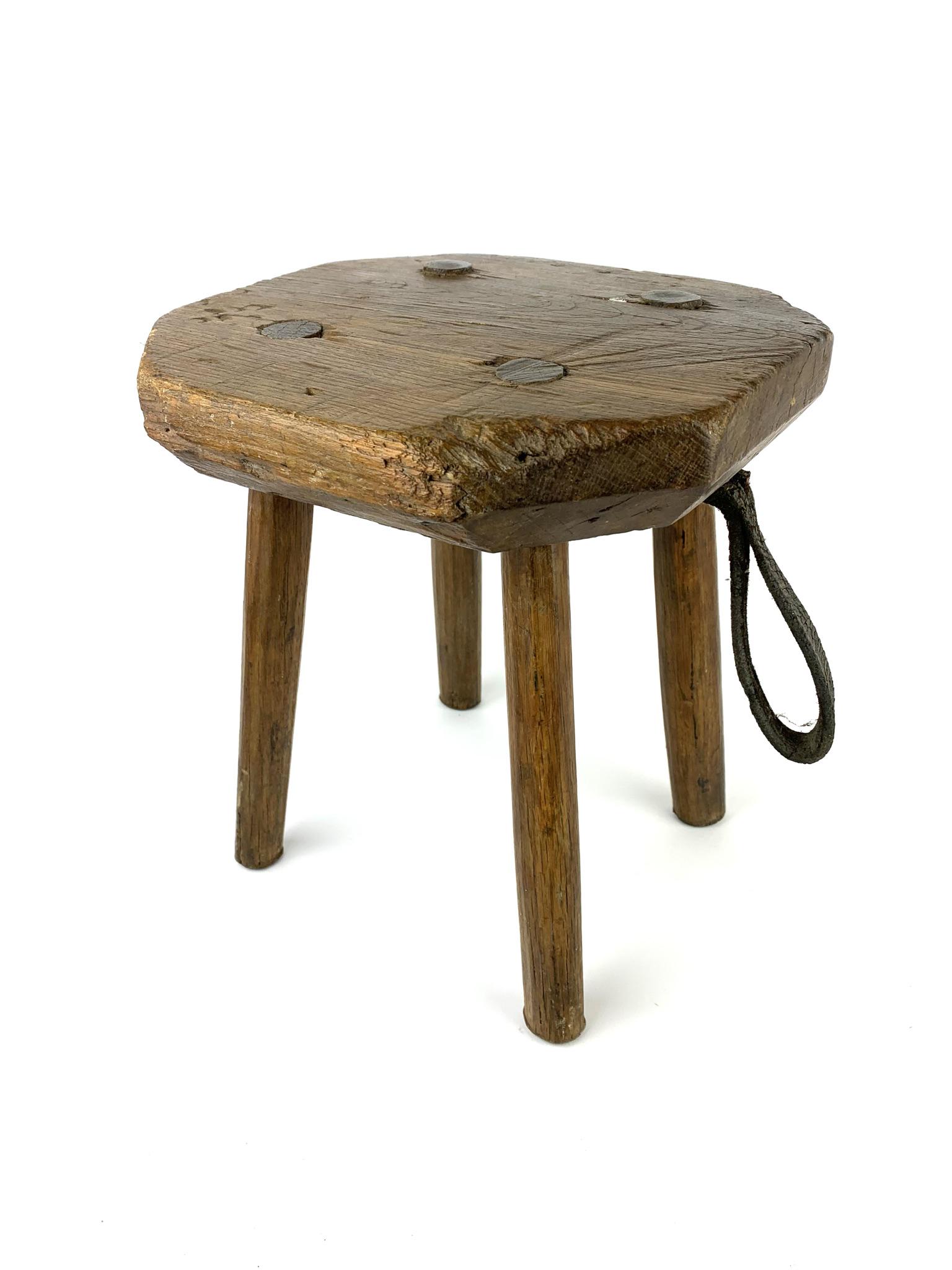 Antique Primitive Milking Stool (1 of 5)