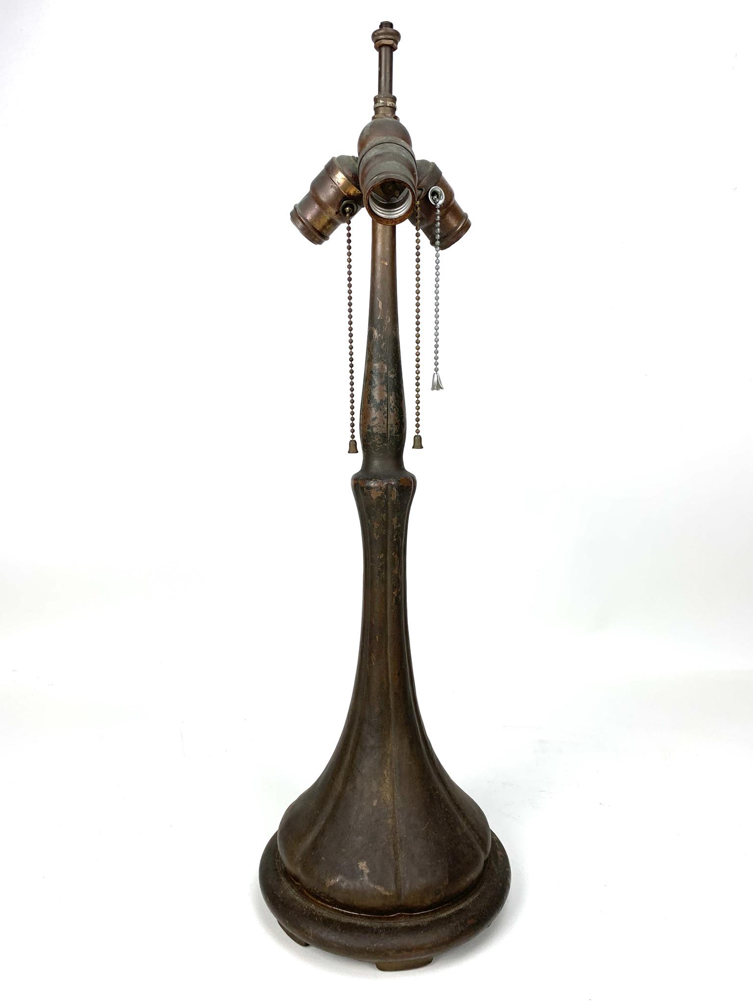 Handel Patinated Bronze Lamp Base (1 of 9)