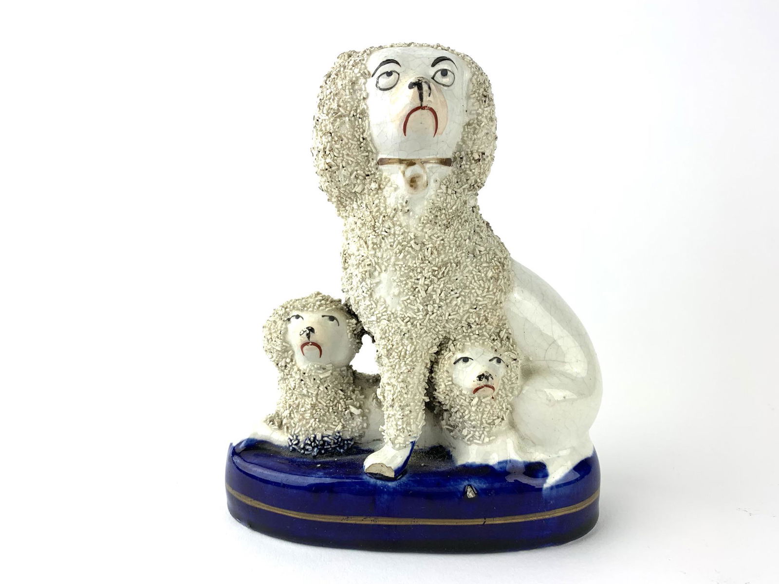 Victorian Staffordshire Dog with Pups Figure (1 of 7)