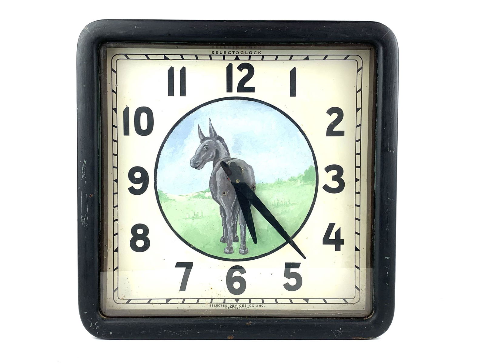 Antique 1930s Selectoclock Donkey Tail Clock (1 of 8)